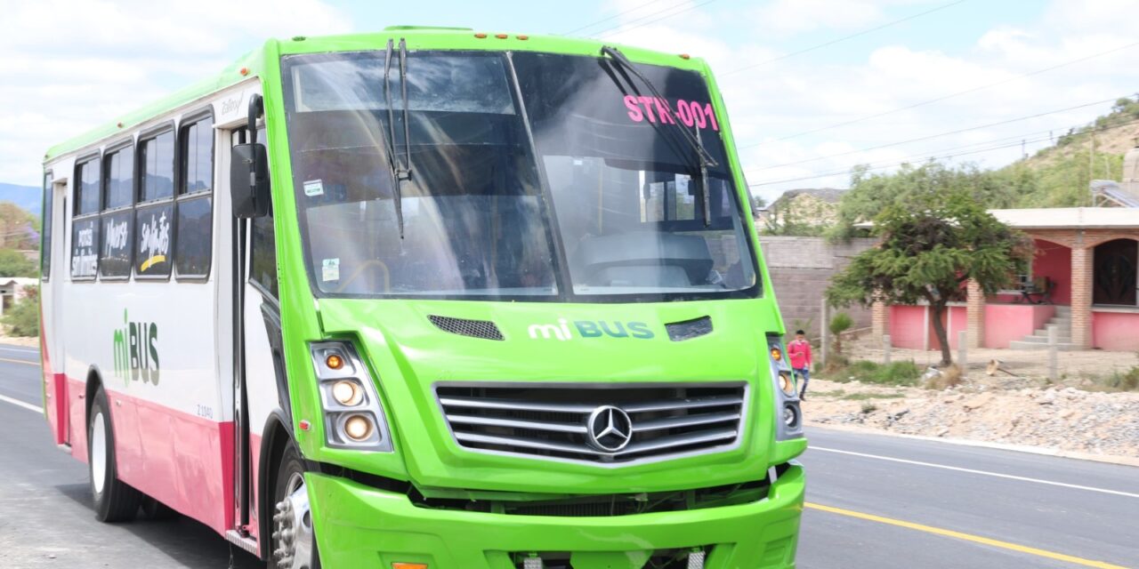 GOBIERNO ESTATAL OFRECE FINANCIAMIENTOS PARA RENOVACIÓN DE TRANSPORTE PÚBLICO