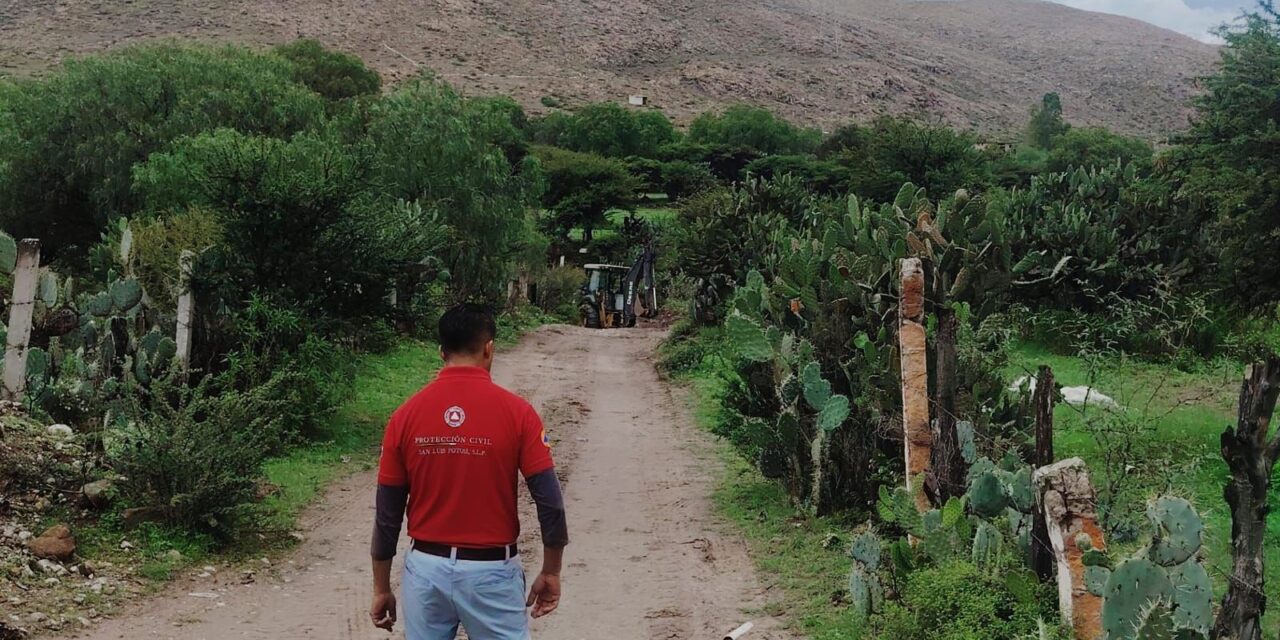 Redobla Gobierno Capitalino supervisión de puntos estratégicos por lluvias persistentes en SLP
