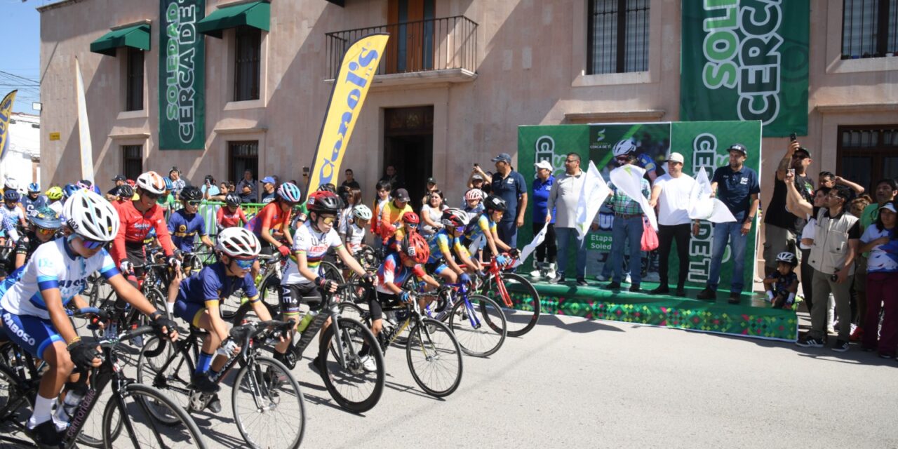 CON GRAN RESISTENCIA Y ENTUSIASMO, SOLEDAD DE GRACIANO SÁNCHEZ ALBERGÓ PRIMERA ETAPA DE “JUNIOR BIKE”
