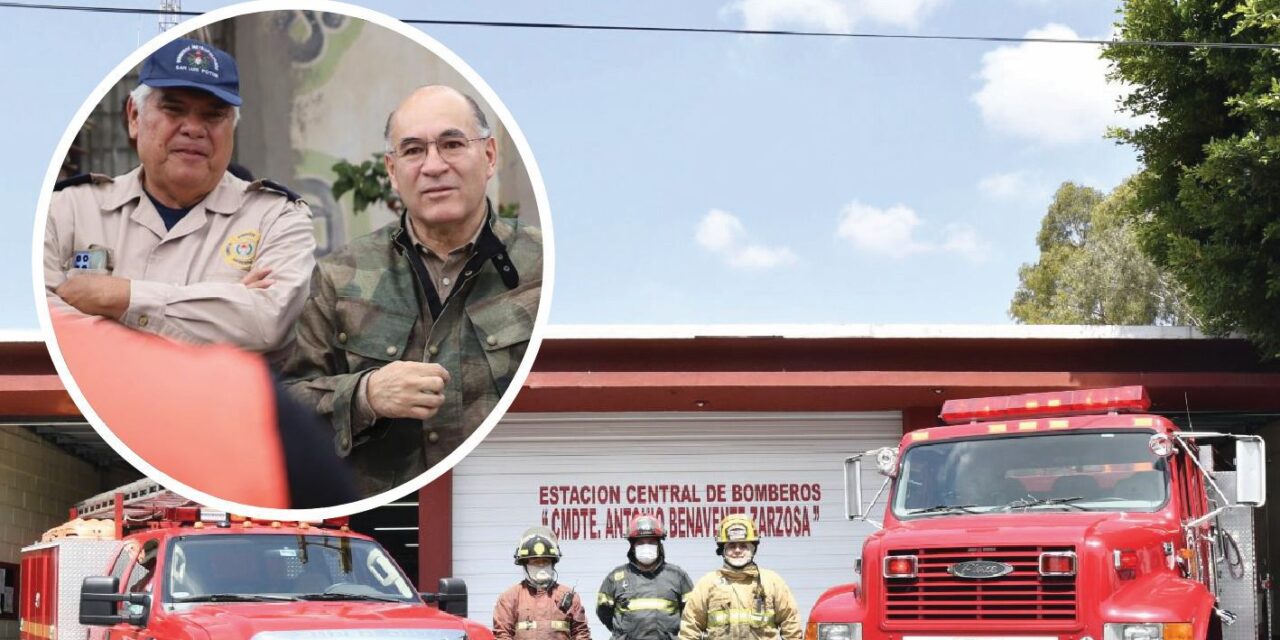 Alcalde Galindo incrementa 25 por ciento el respaldo económico a Bomberos