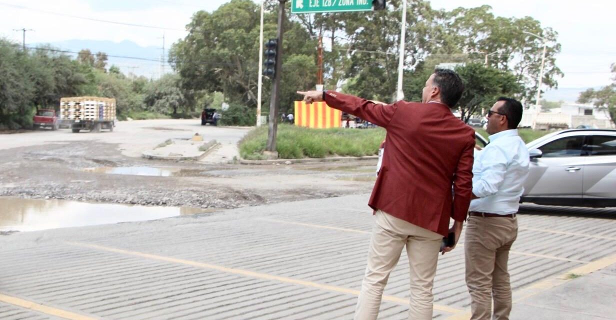 ESTADO E IP SUMAN ESFUERZOS PARA REHABILITAR EJES DE LA ZONA INDUSTRIAL