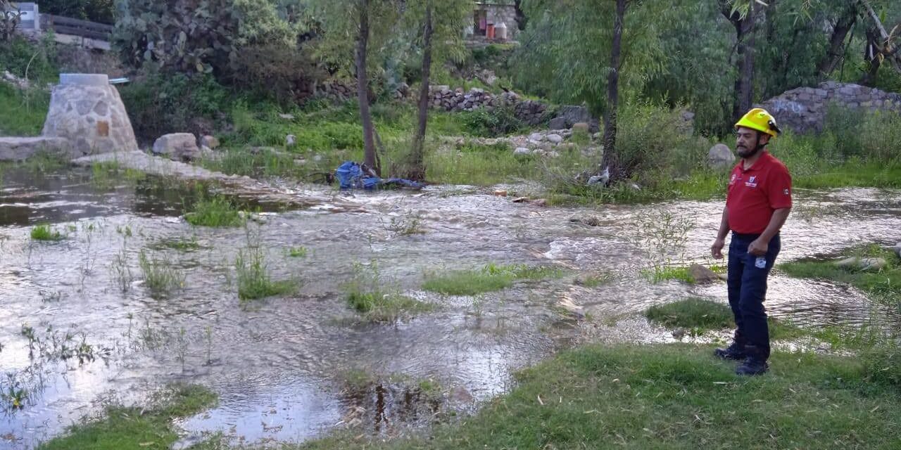 Redobla Gobierno de la Capital supervisiones en puntos estratégicos por desfogue de presa y lluvias persistentes