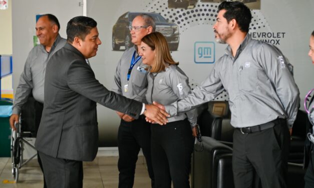 RICARDO GALLARDO Y GENERAL MOTORS BRINDAN CONFIANZA Y CERTEZA LABORAL EN SAN LUIS POTOSÍ