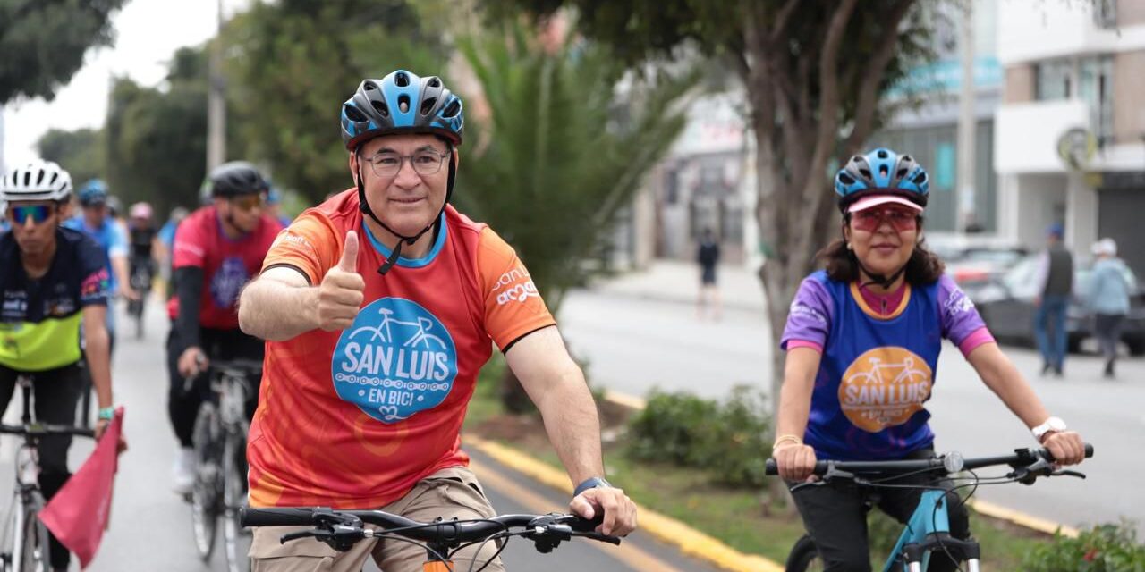 Con masiva y extraordinaria rodada, arranca programa San Luis en Bici del Gobierno de la Capital