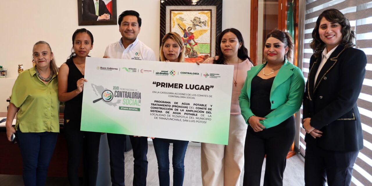 RECONOCEN A COMITÉS CIUDADANOS EN PREMIO ESTATAL DE CONTRALORÍA SOCIAL