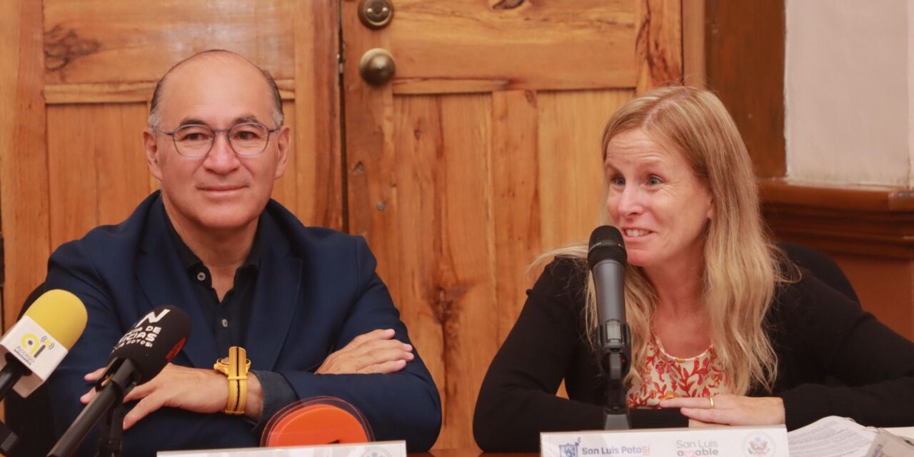Estrechan relaciones San Luis Capital y EUA para intercambios económicos, culturales y académicos