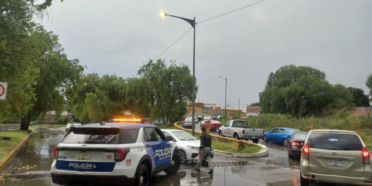 Policía de la Capital activó plan de prevención de riesgos por lluvias