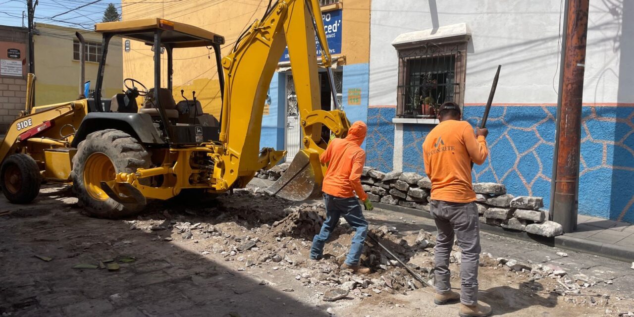 Interapas inicia reparación de red sanitaria en el barrio de San Sebastián