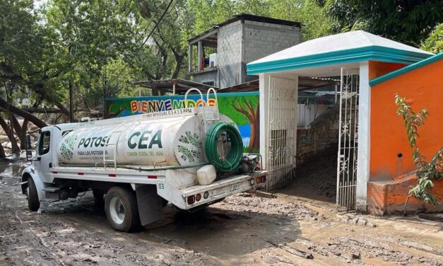 RICARDO GALLARDO FORTALECE SUMINISTRO DE AGUA EN LA HUASTECA