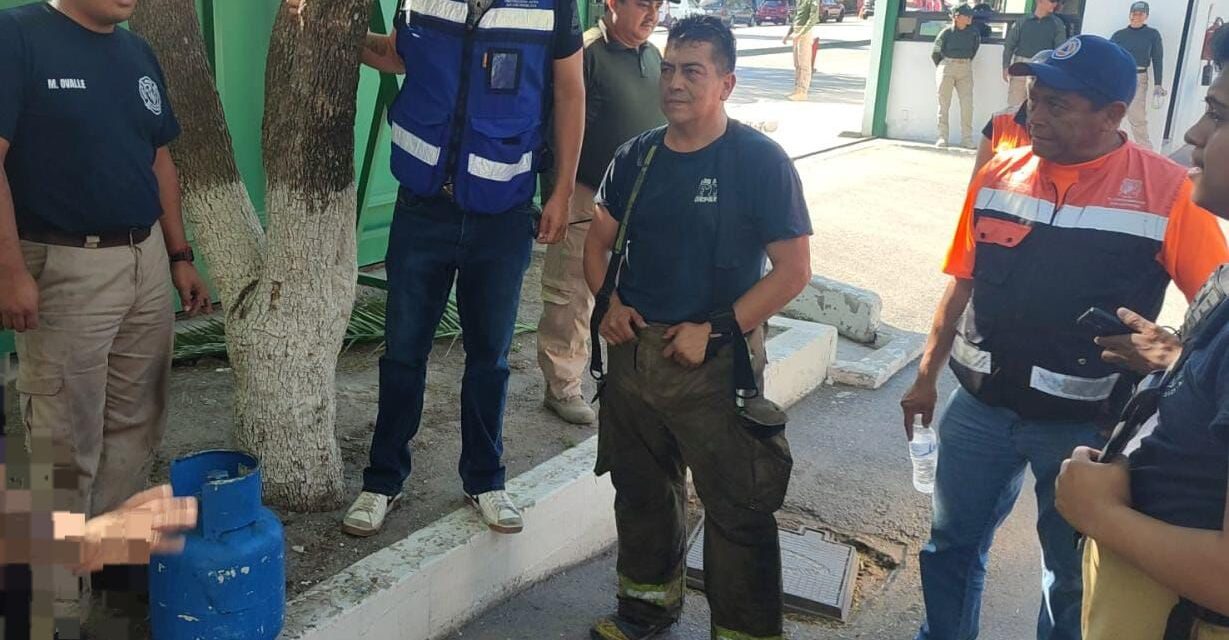 Cuerpos de emergencia controlan fuga de gas en el panteón de El Saucito; no se reportan daños