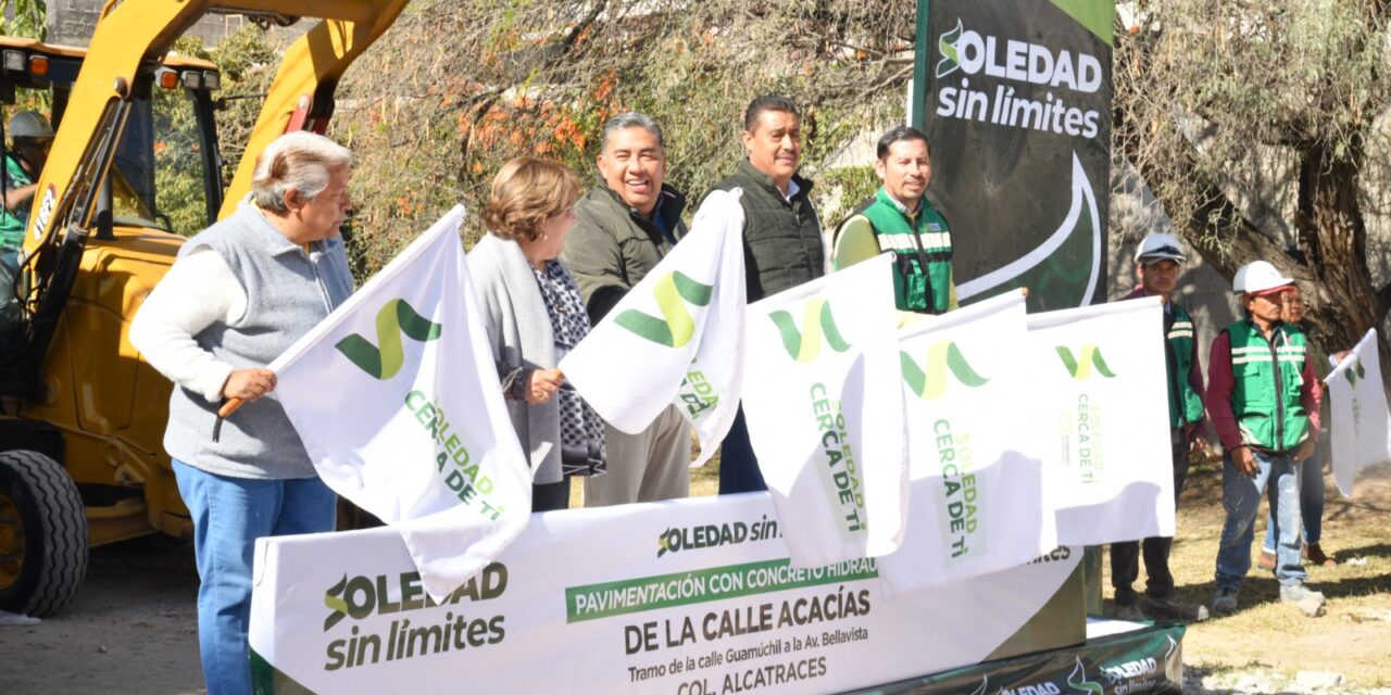 ALCALDE JUAN MANUEL NAVARRO INICIA TRANSFORMACIÓN URBANA DE LA COLONIA ALCATRACES