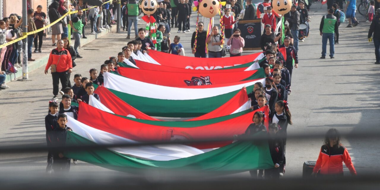 CON ORGULLO Y GRAN ENTUSIASMO ESTUDIANTIL, SOLEDAD CONMEMORA EL 115 ANIVERSARIO DE LA REVOLUCIÓN MEXICANA