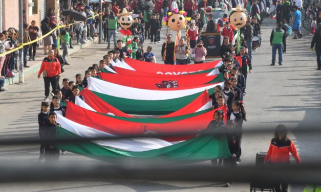CON ORGULLO Y GRAN ENTUSIASMO ESTUDIANTIL, SOLEDAD CONMEMORA EL 115 ANIVERSARIO DE LA REVOLUCIÓN MEXICANA