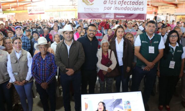 ESTADO FORTALECE APOYOS A FAMILIAS AFECTADAS POR LLUVIAS EN LA HUASTECA