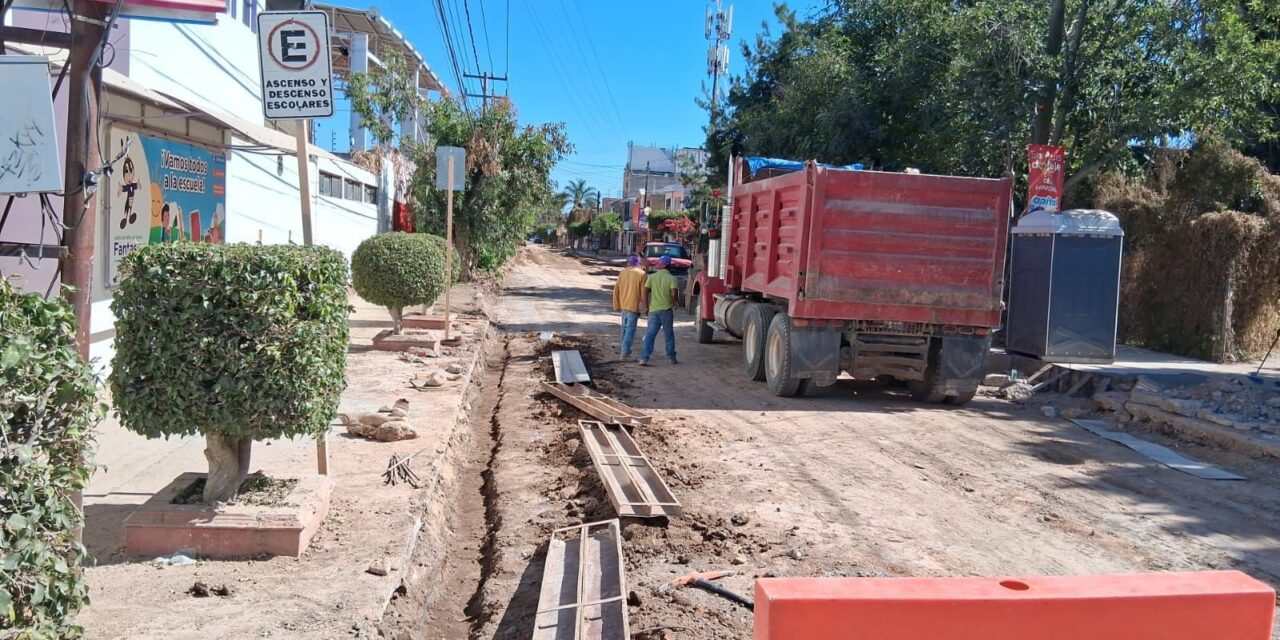 Vialidades Potosinas fortalece infraestructura básica con nuevas tuberías de agua potable y drenaje