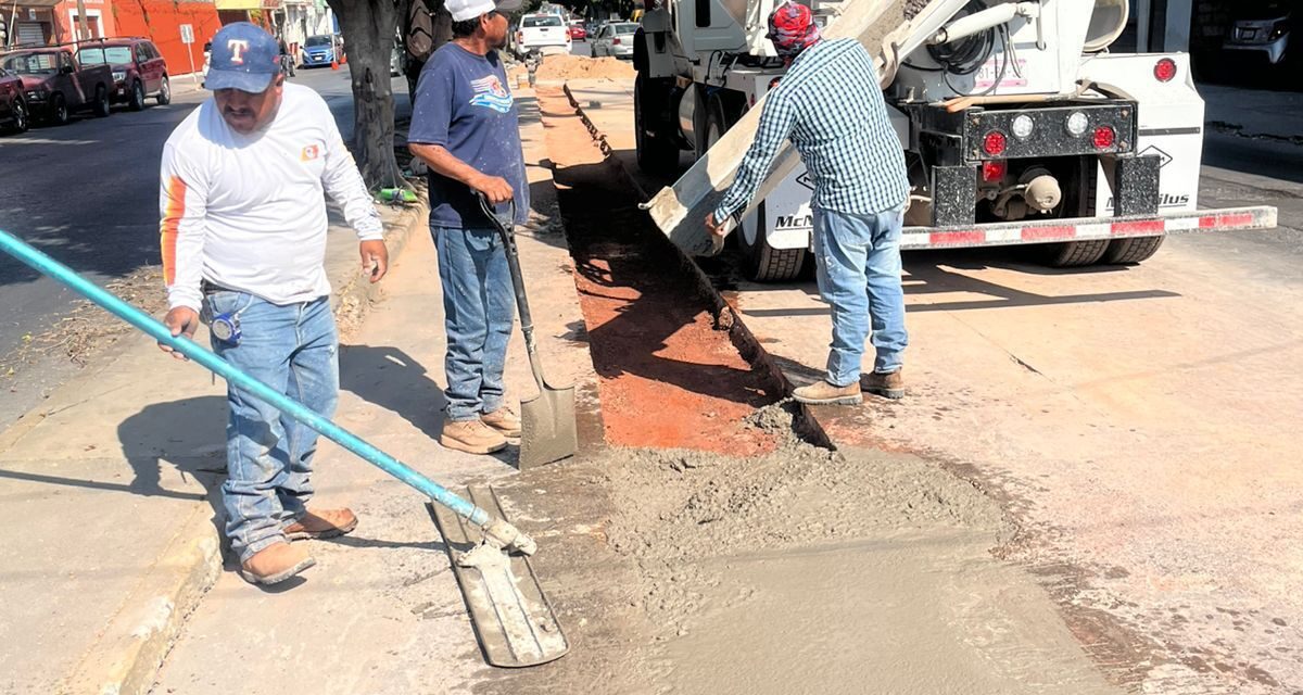 Lista avenida Damián Carmona; Interapas concluye reposición de drenaje 