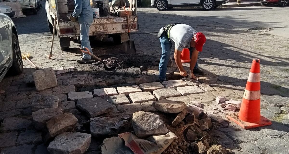 Gobierno de la Capital intensifica bacheo: más de 90 reparaciones en una semana