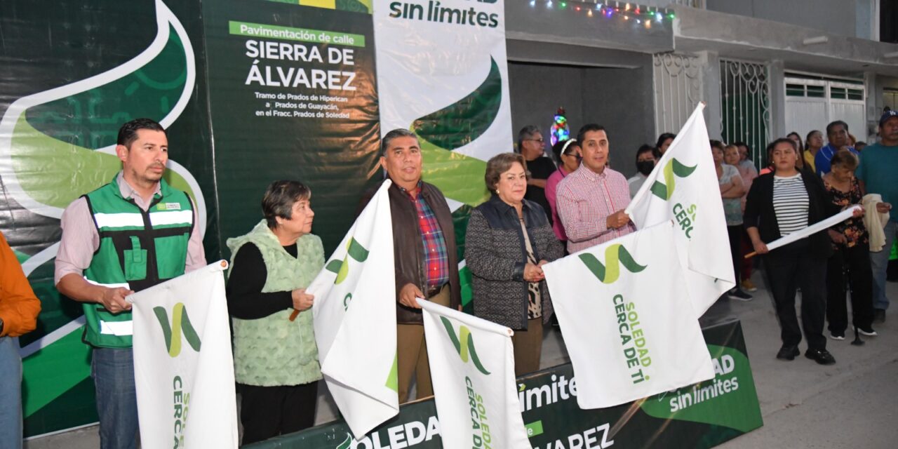 JUAN MANUEL NAVARRO ARRANCA PAVIMENTACIÓN EN PRADOS DE SOLEDAD Y REFUERZA ATENCIÓN DIRECTA A LA CIUDADANÍA