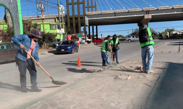 CON COMPROMISO, SE MANTIENEN LA LIMPIEZA DE ESPACIOS PÚBLICOS EN EL MUNICIPIO DE SOLEDAD