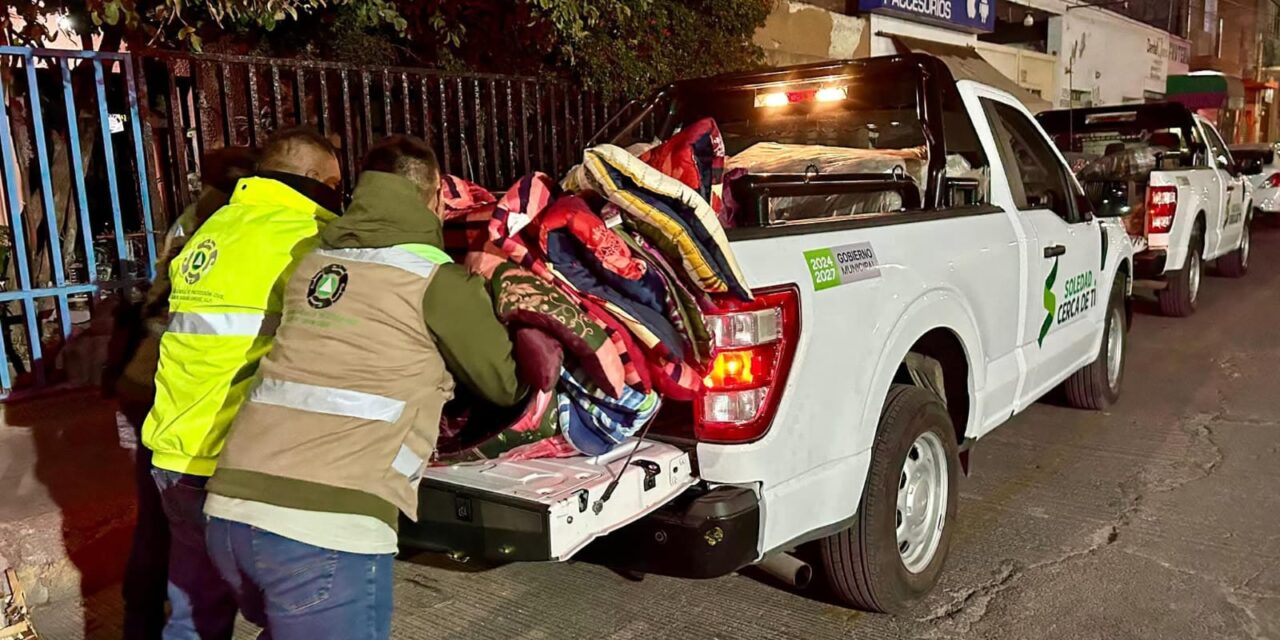 PROTECCIÓN CIVIL DE SOLEDAD BRINDÓ APOYO A PERSONAS INDEFENSAS ANTE CLIMA FRÍO