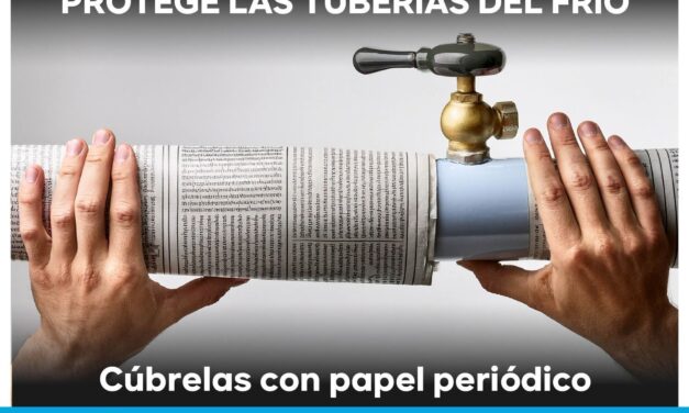 Por el frío, Interapas invita a proteger tuberías y medidores para evitar fugas