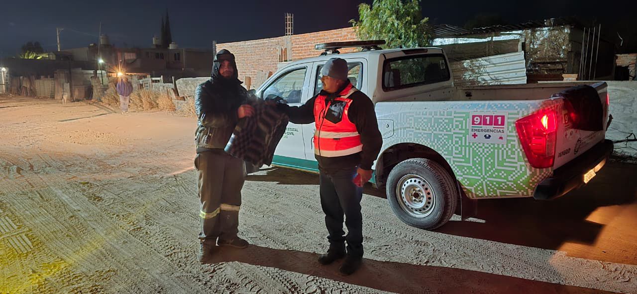 GOBIERNO DEL ESTADO REFUERZA OPERATIVO ANTE BAJAS TEMPERATURAS