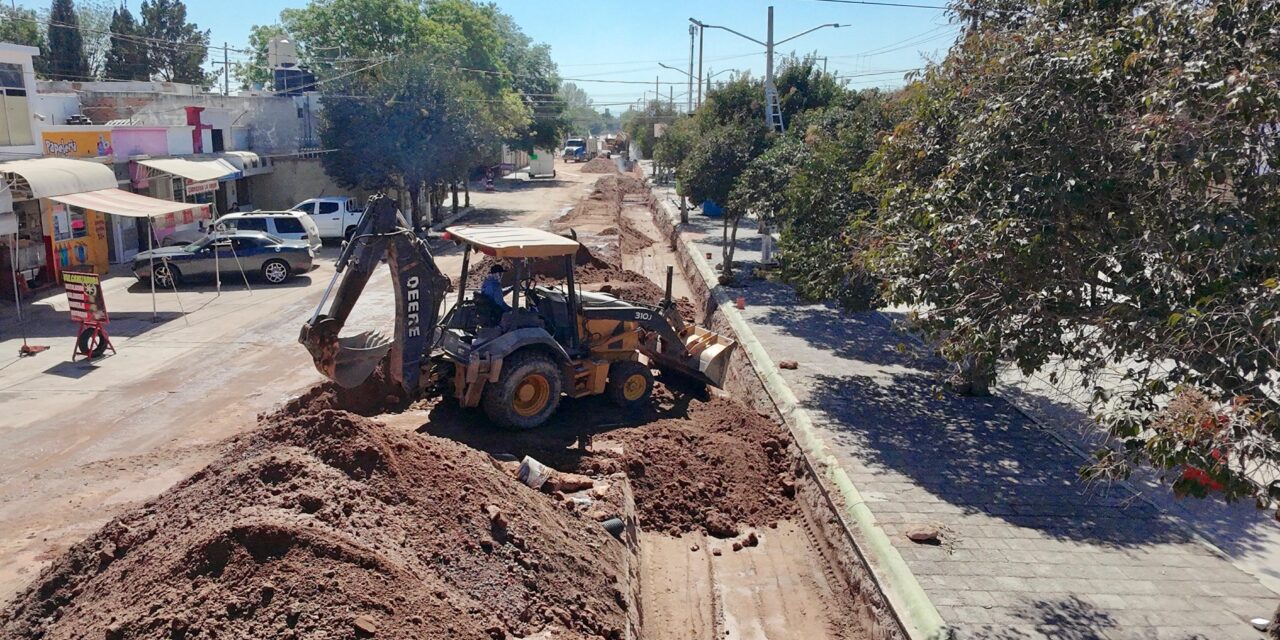 CON UN 75% DE AVANCE, COLECTOR PLUVIAL EN PRIVADAS DE LA HACIENDA SE PROYECTA COMO OBRA DE ALTO BENEFICIO SOCIAL
