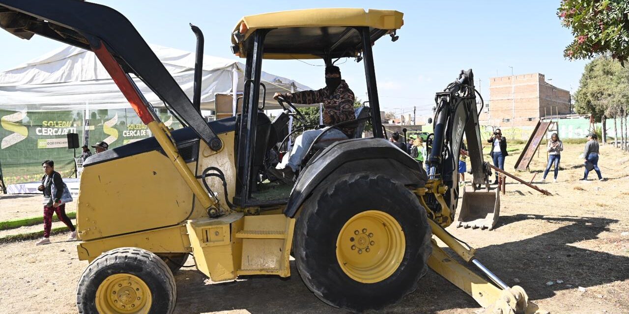 JUAN MANUEL NAVARRO MUÑIZ COLOCA PRIMERA PIEDRA DEL PARQUE URBANO “HACIENDA BONITA” Y ANUNCIA RESCATE INTEGRAL DE SU ENTORNO