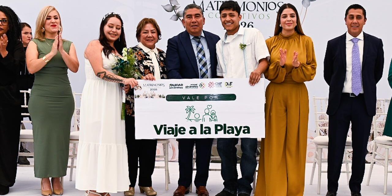 EL AMOR SE HACE PRESENTE EN SOLEDAD, CON EL MATRIMONIO DE 180 PAREJAS