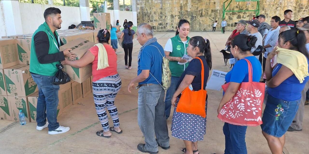 APOYOS ALIMENTARIOS LLEGAN A MÁS FAMILIAS POTOSINAS