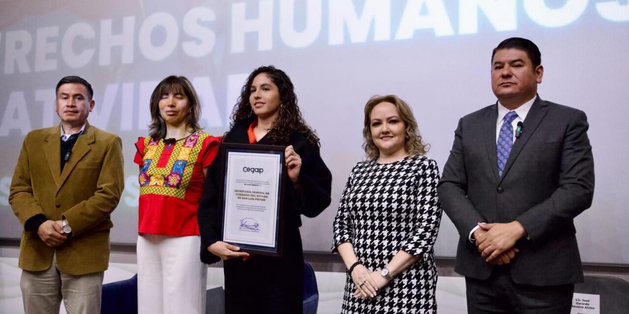 RECONOCEN A LA SECRETARÍA GENERAL DE GOBIERNO POR LIDERAZGO EN TRANSPARENCIA