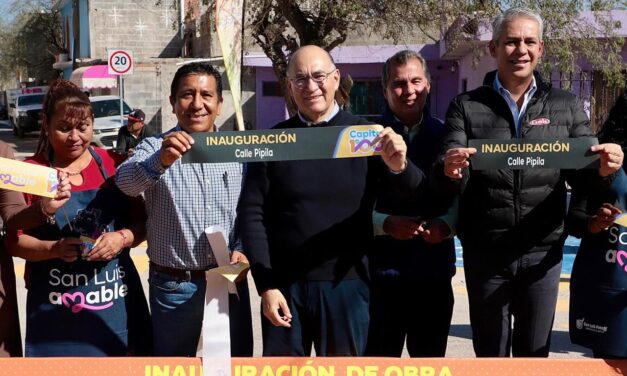 Alcalde Galindo mantiene ritmo imparable de transformación vial en San Luis Capital