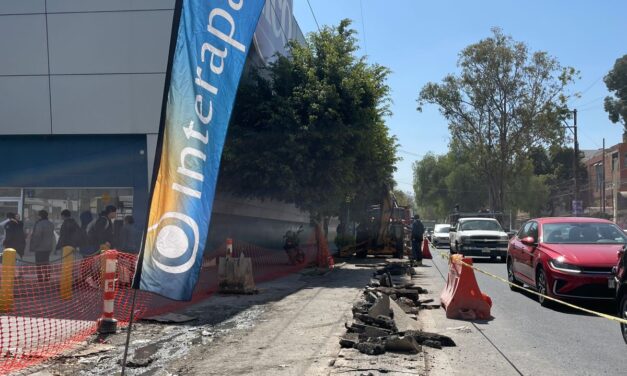 Interapas arranca obra sanitaria estratégica en zona del Hospital Central y la UASLP