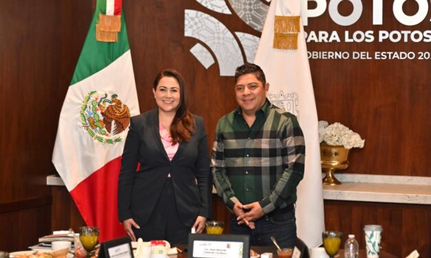 RICARDO GALLARDO LOGRA ACUERDOS DE COLABORACIÓN CON GOBERNADORA DE AGUASCALIENTES