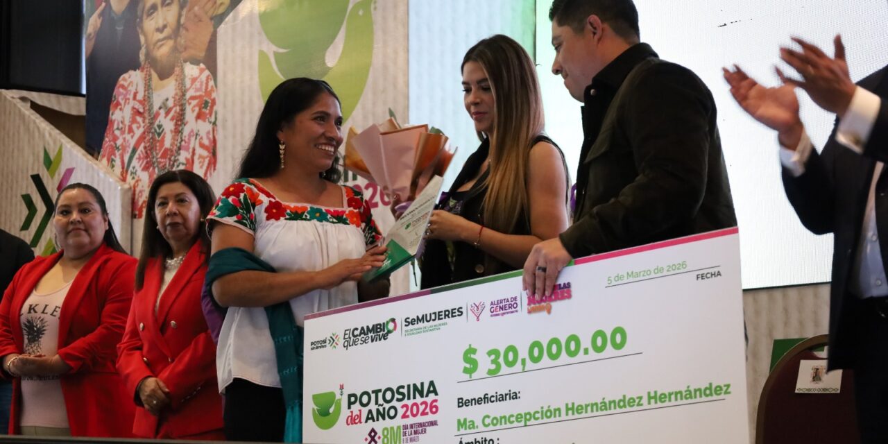 CONCEPCIÓN HERNÁNDEZ, RECONOCIDA COMO “POTOSINA DEL AÑO”
