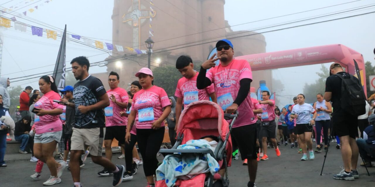Carrera Saucito de Oro 2026 reunió a más de 1500 corredores, con impulso del Ayuntamiento de San Luis Potosí.