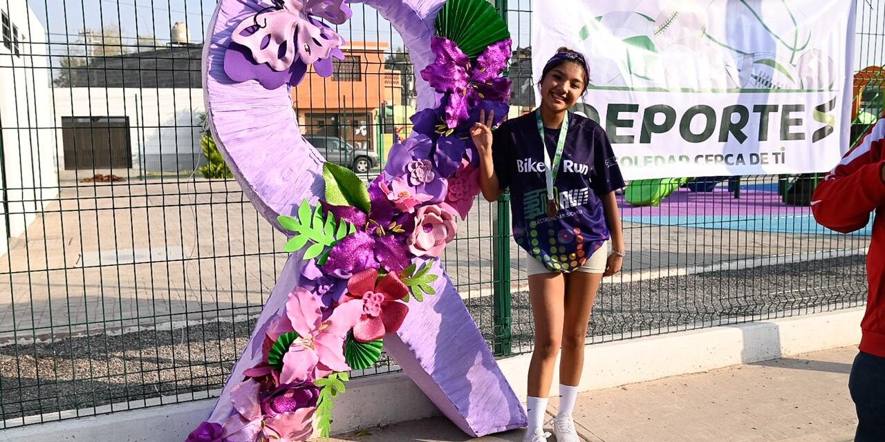 CON CONVIVENCIA DEPORTIVA, FAMILIAS DE SOLEDAD SE SUMAN AL MENSAJE DE REFLEXIÓN POR EL 8M