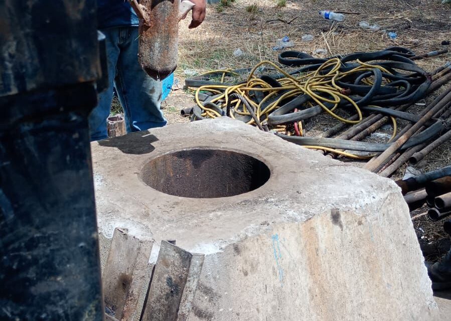 INTERAPAS mantiene trabajo permanente para restablecer el pozo Jacarandas II