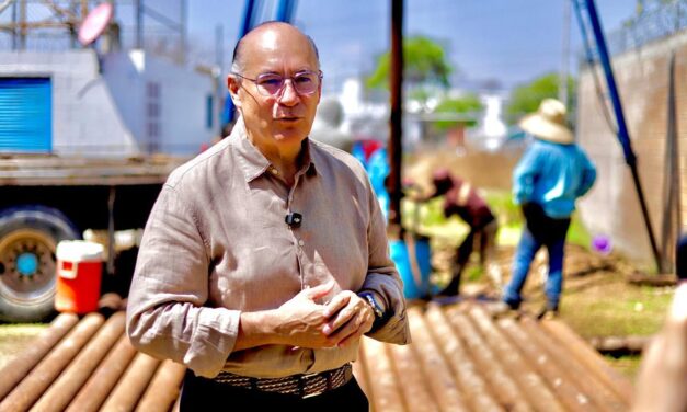 Galindo supervisa reparación de pozo Mezquital III, que está por entrar en funcionamiento
