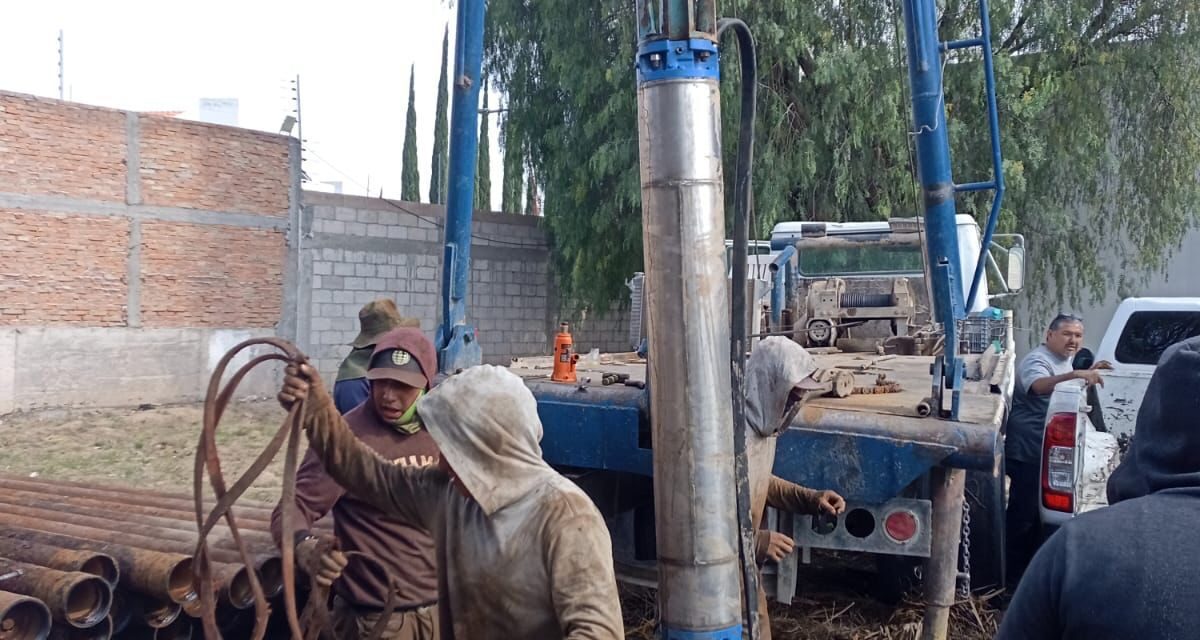 Ingenieros de Interapas reactivan pozo Mezquital lll