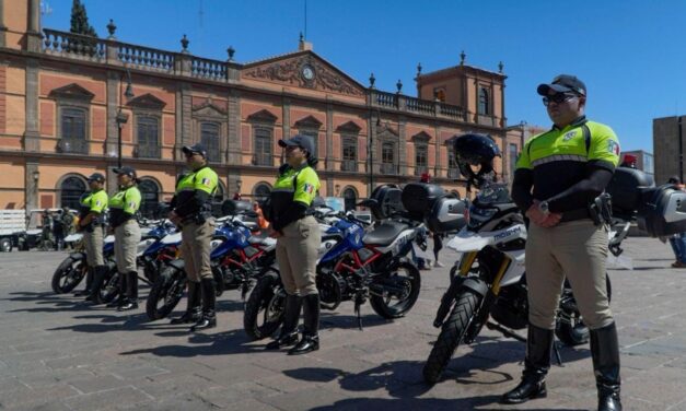 Presenta Policía de la Capital nuevas motopatrullas para atención ágil y oportuna en la ciudad