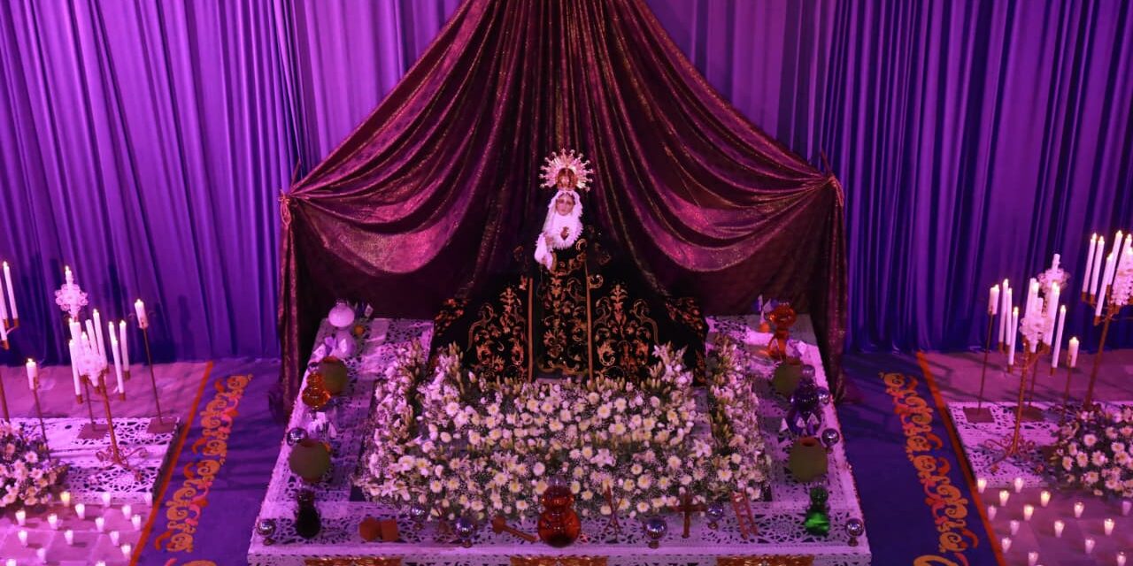 RICARDO GALLARDO INAUGURA ALTAR DE DOLORES EN PALACIO DE GOBIERNO