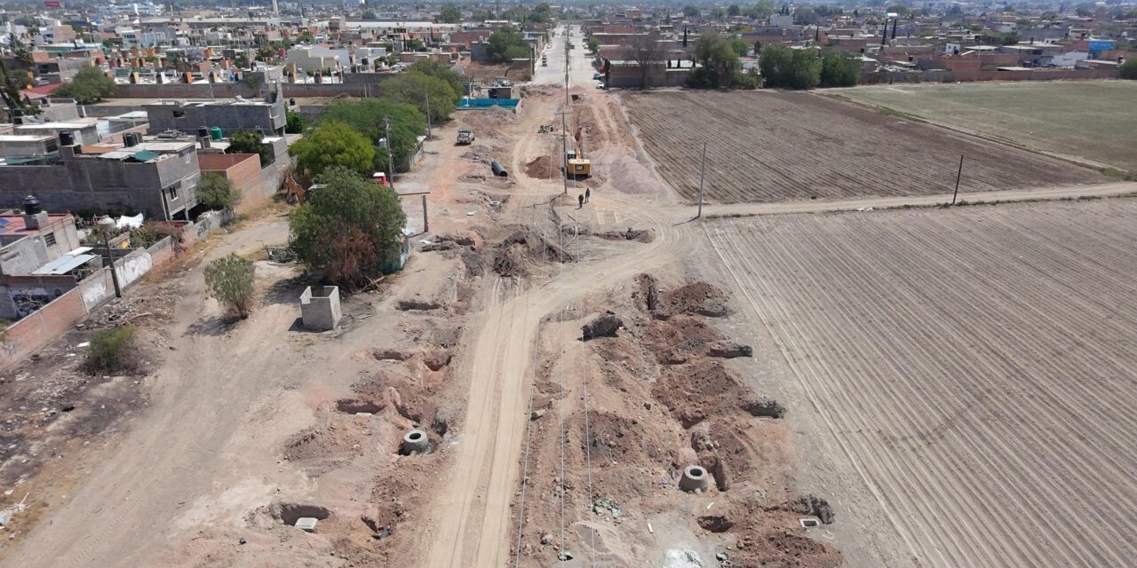 SOLEDAD CRECE CADA DÍA: PAVIMENTACIÓN DE AVENIDA PONCIANO ARRIAGA CON UN 47% DE AVANCE