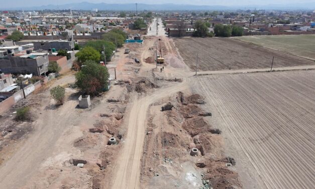 SOLEDAD CRECE CADA DÍA: PAVIMENTACIÓN DE AVENIDA PONCIANO ARRIAGA CON UN 47% DE AVANCE