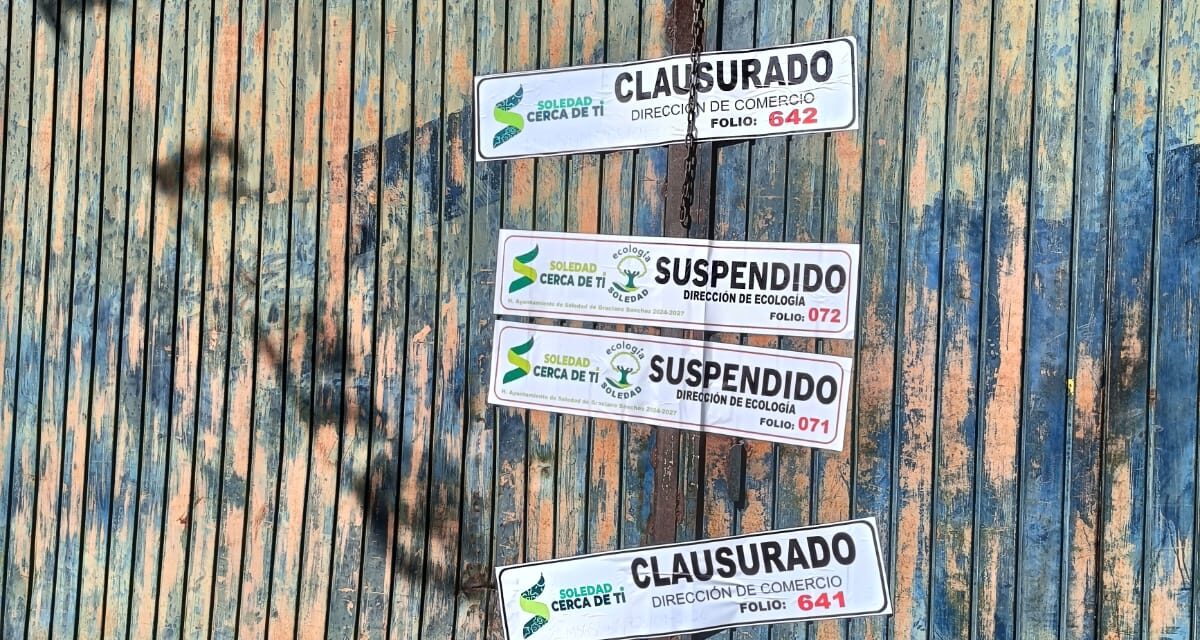 AYUNTAMIENTO DE SOLEDAD REUBICA A EMPRESA RECICLADORA POR INCUMPLIR NORMATIVA AMBIENTAL