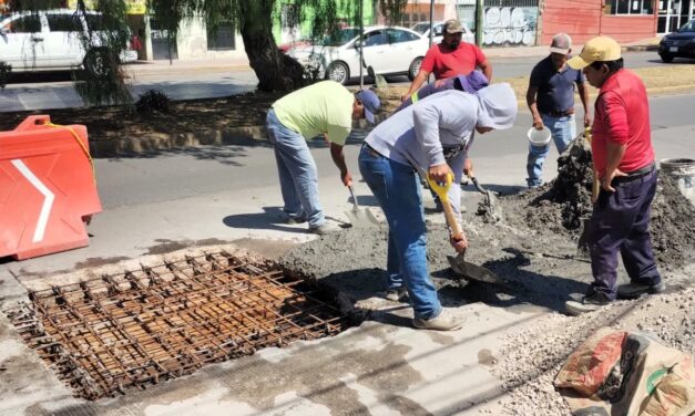 Gobierno capitalino repara ducto pluvial en Av. México con atención a reporte ciudadano