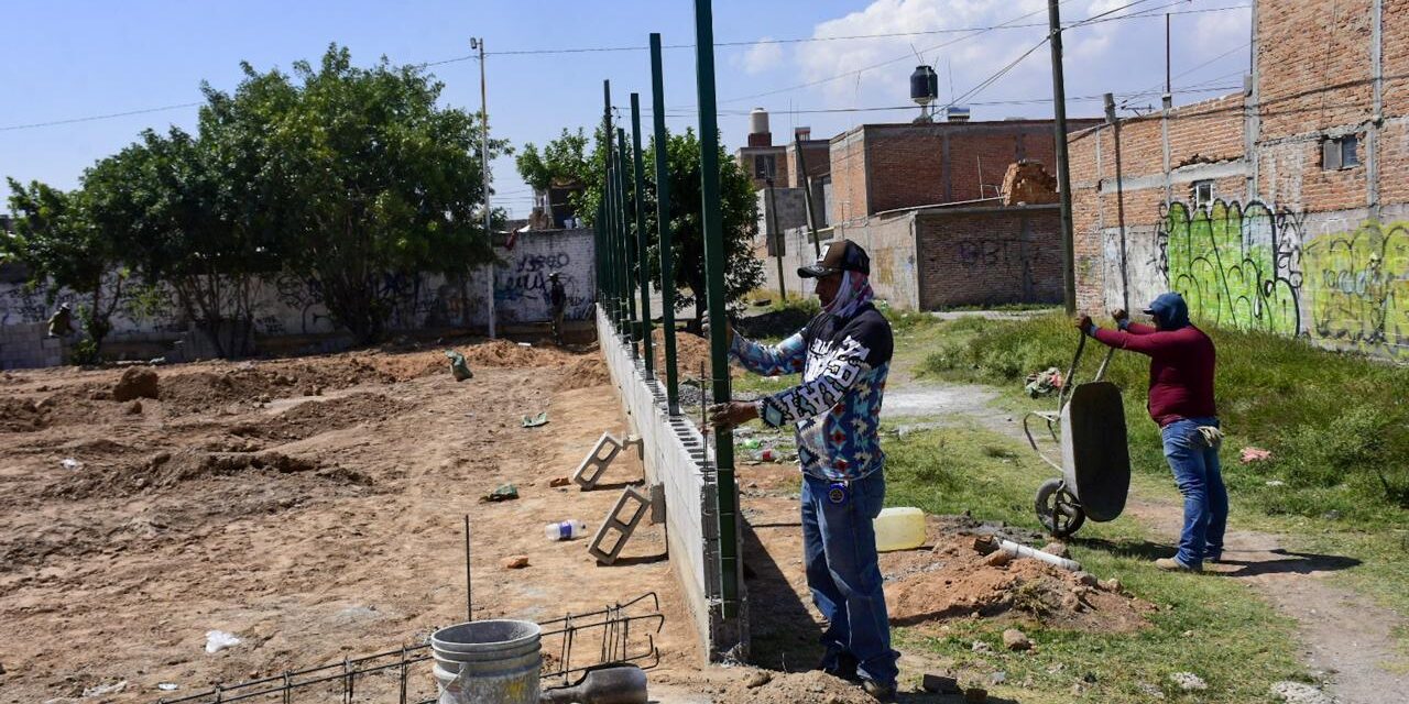 UN NUEVO PARQUE URBANO SE CONSTRUYE EN LA COLONIA HACIENDA BONITA EN SOLEDAD