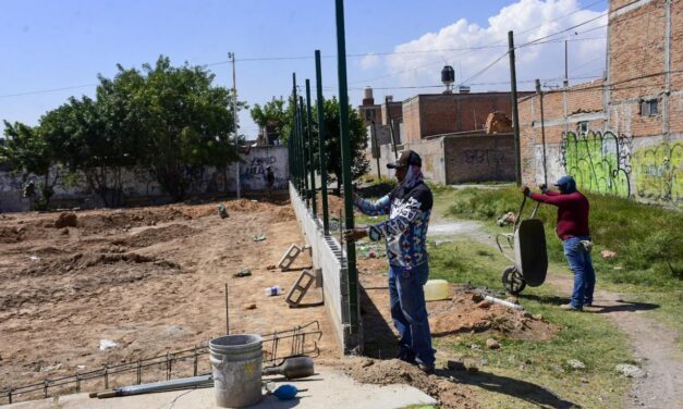 UN NUEVO PARQUE URBANO SE CONSTRUYE EN LA COLONIA HACIENDA BONITA EN SOLEDAD