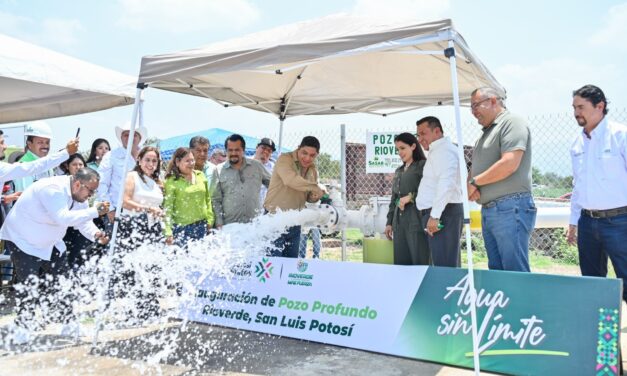 RICARDO GALLARDO REFUERZA INFRAESTRUCTURA HÍDRICA QUE GARANTIZA AGUA A LAS FAMILIAS POTOSINAS