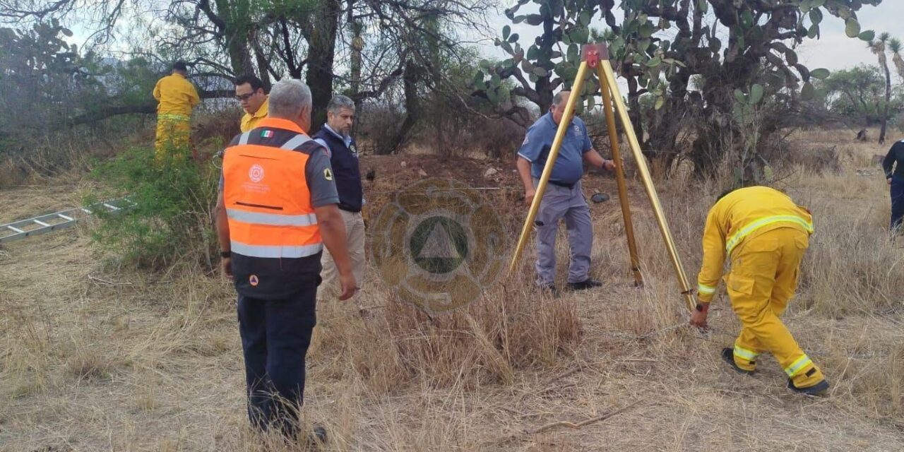 Protección Civil Municipal atiende reporte de persona sin vida en pozo de agua